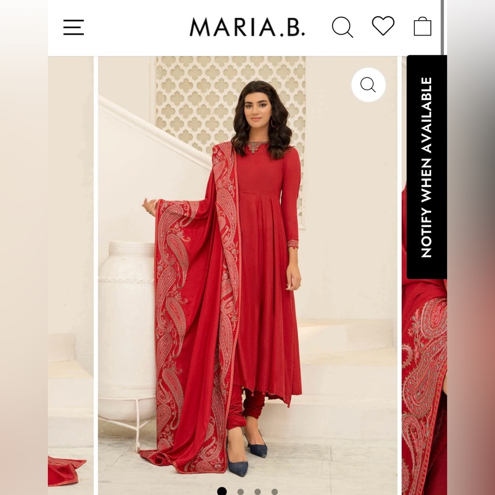 MARIA. B. Red Women's Dress